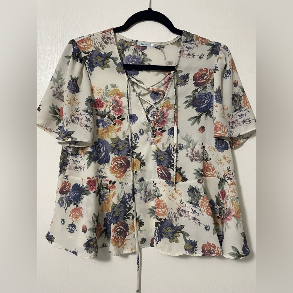 Flower Print Blouse